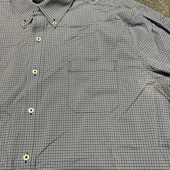 Southern Tide Shirt Mens XXL Blue Plaid Performance Stretch Button Charleston - Picture 2 of 7
